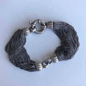 Tiffany & Co Rare Silver multi strand bracelet